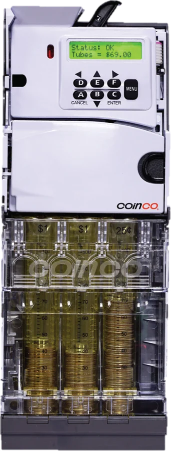 Monedero Coinco Guardian GLX de seis tubos